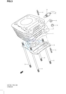 GZ125 (P02) drawing CYLINDER