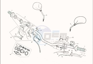 SMX RACING 50 drawing CONTROLS -  STEER