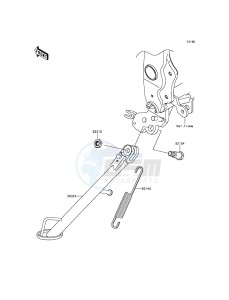 NINJA_250SL BX250AFF XX (EU ME A(FRICA) drawing Stand(s)