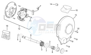 RX 50 racing 2003 drawing Starting shaft