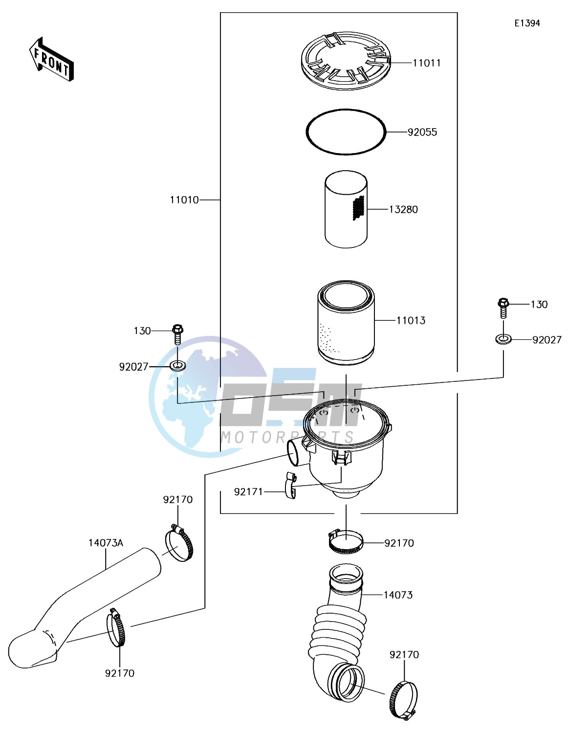 Air Cleaner-Belt Converter