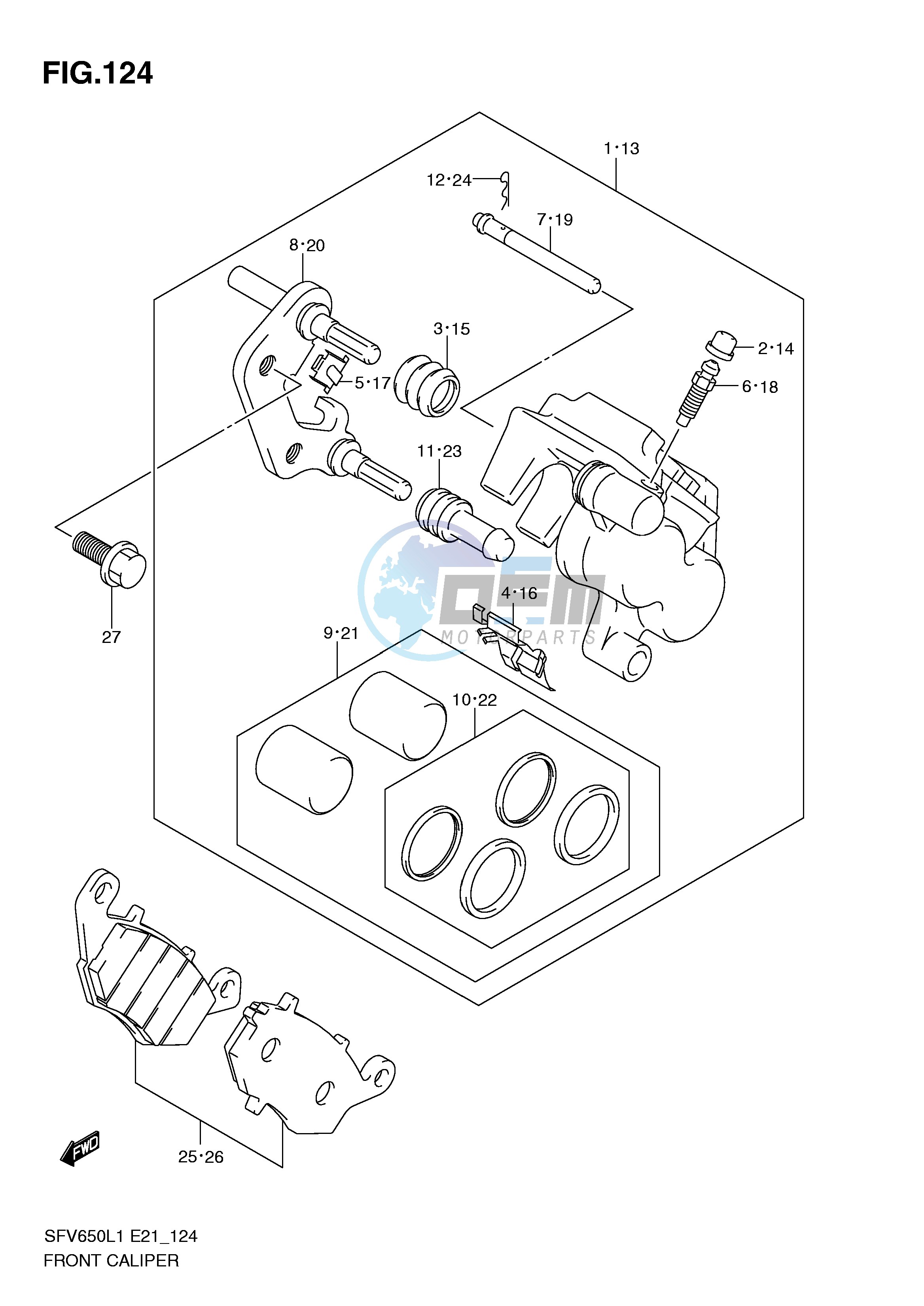 FRONT CALIPER