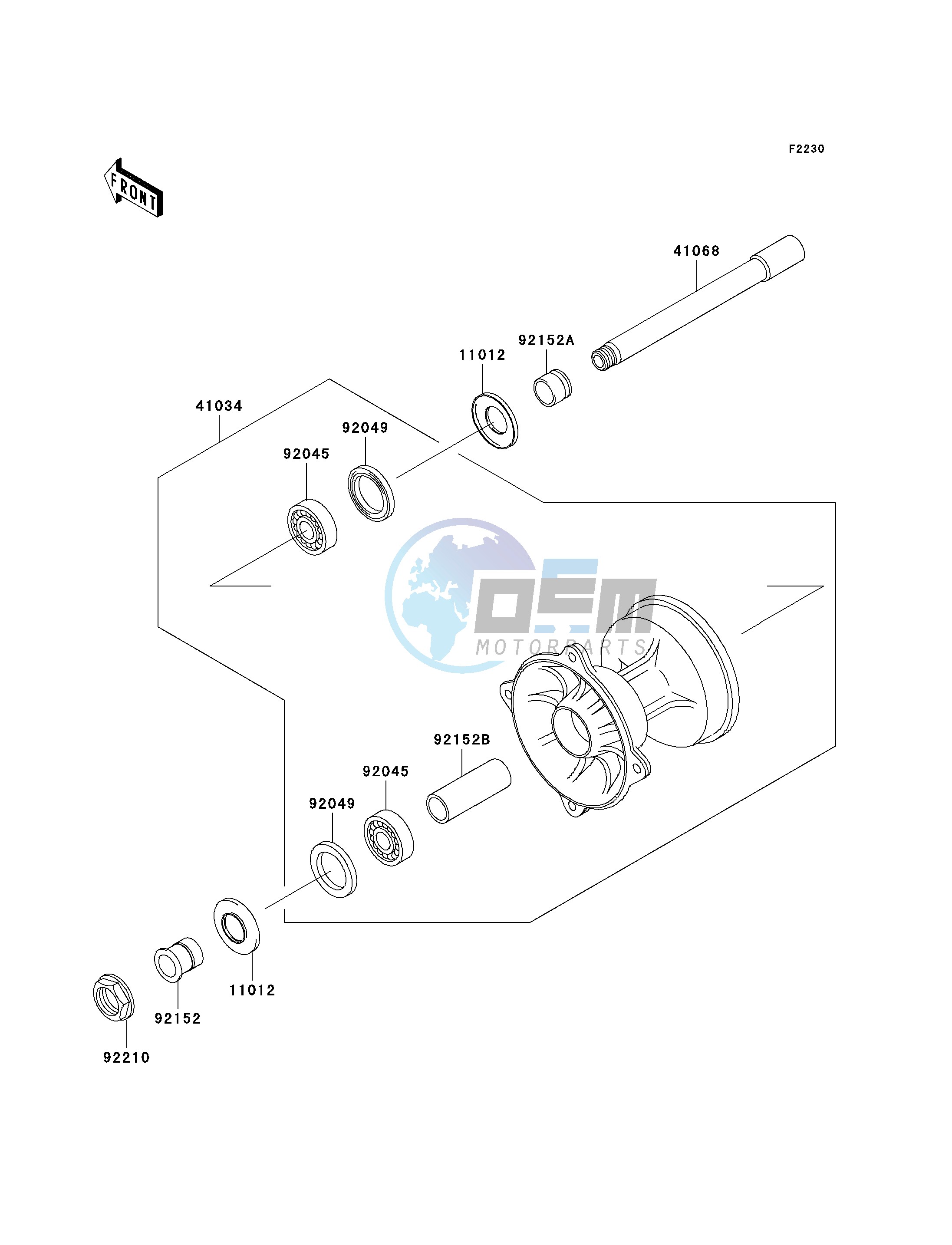 FRONT HUB