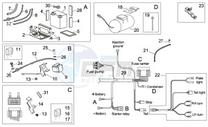 RXV 450-550 drawing Electrical system II