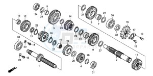 CRF150RB CRF150RB drawing TRANSMISSION