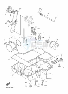 FJR1300-AE (BNP5) drawing OIL COOLER