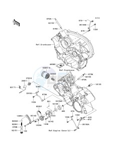 KVF 650 E [BRUTE FORCE 650 4X4 HARDWOODS GREEN HD] (E6F-E9F) E8F drawing OIL PUMP_OIL FILTER