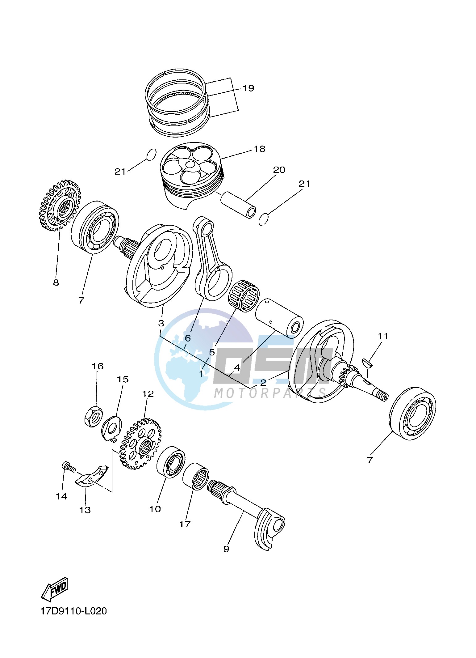 CRANKSHAFT & PISTON