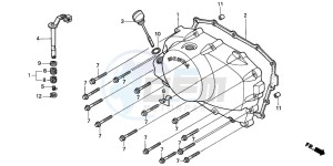 NV750C2 drawing RIGHT CRANKCASE COVER