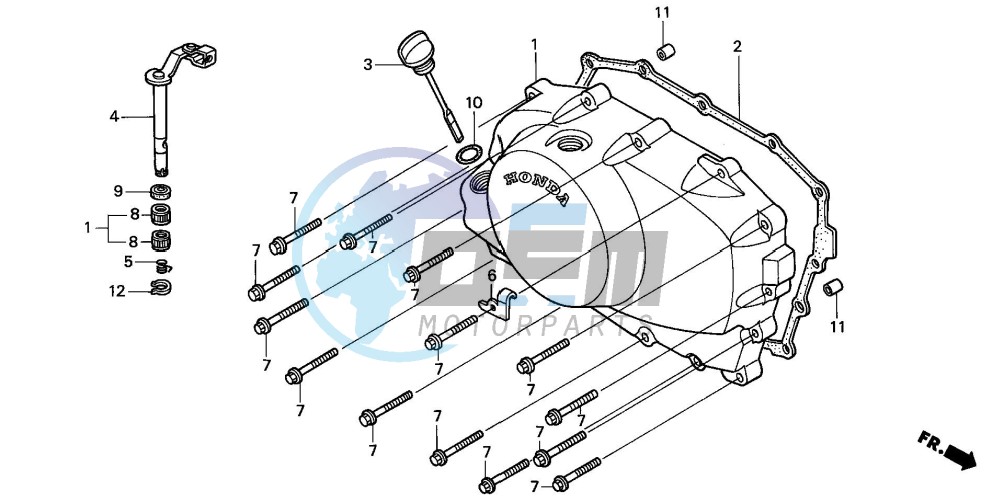 RIGHT CRANKCASE COVER