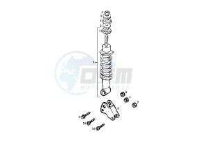 BOULEVARD 125-150 cc drawing REAR SHOCK ABSORBER