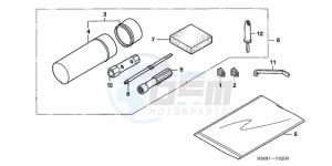 TRX250TM9 Australia - (U) drawing TOOLS