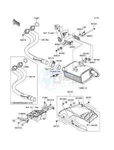 ER-6n ER650A7F GB XX (EU ME A(FRICA) drawing Muffler(s)