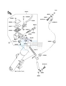 VN900_CLASSIC VN900BBF GB XX (EU ME A(FRICA) drawing Front Master Cylinder