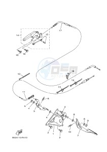 YXE700E YXE70WPHH (2MBG) drawing PEDAL WIRE