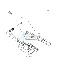 VULCAN_S_ABS EN650BFF XX (EU ME A(FRICA) drawing Accessory(Muffler Cover)