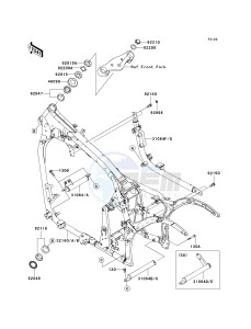 VN 900 B [VULCAN 900 CLASSIC] (6F-9F) B7F drawing FRAME