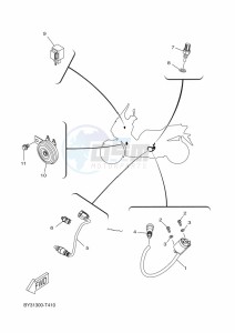 YP125RA XMAX 125 TECH MAX (B9Y3) drawing FLASHER LIGHT