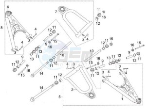 Oregon 250 drawing Swinging arm