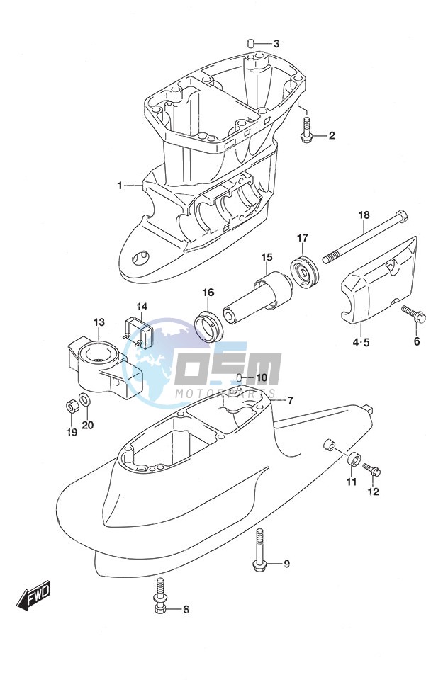 Drive Shaft Housing High Thrust