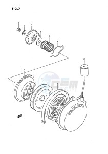 LT80 (P28) drawing RECOIL STARTER (OPT)