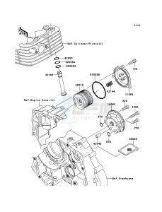 KLX125 KLX125CCF XX (EU ME A(FRICA) drawing Oil Pump