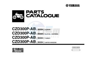 CZD300P-AB XMAX 300 POLICE (BGS4) drawing Infopage-1