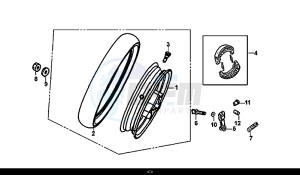 MIO 50I (45 KM/H) (FS05W1-EU) (E4) (L8-M0) drawing REAR WHEEL