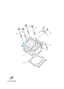 YFM700R YFM70RSSH RAPTOR 700 SPECIAL EDITION 2 (B46B) drawing CYLINDER