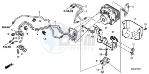 CB1100AD CB1100 ABS UK - (E) drawing ABS MODULATOR