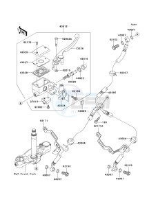 VN 2000 A [VULCAN 2000] (A1-A2) [VULCAN 2000] drawing FRONT MASTER CYLINDER-- A1- -