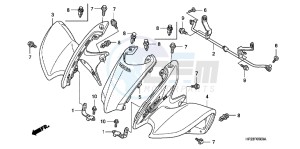 TRX90XC TRX90 ED drawing FRONT FENDER