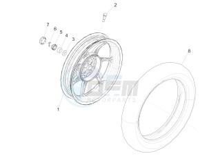 Liberty 50 iGet 4T 3V (EMEA) drawing Rear wheel