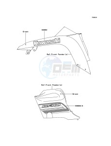 KVF360 KVF360B9F EU drawing Decals(Green)(EU)