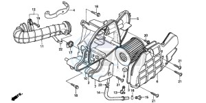 CH125 drawing AIR CLEANER