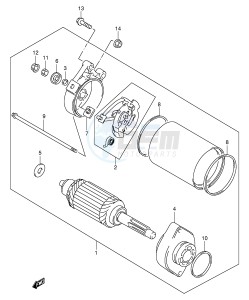 TL1000R (E2) drawing STARTING MOTOR