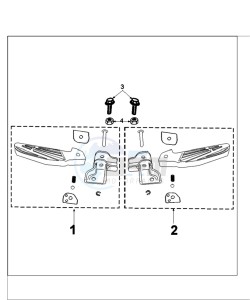 TWEET 50 V PRO (ALL) drawing FOOTREST