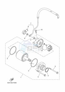 TRACER 700 MTT690-U (B5T1) drawing STARTING MOTOR