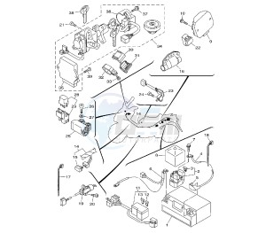 XP T-MAX 500 drawing BATTERY