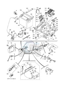 YXM700E YXM700PHE MP 700 EPS (1XP9) drawing ELECTRICAL 1