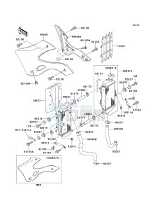 KX 250 L [KX250] (L3) [KX250] drawing RADIATOR