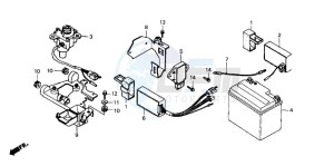 NSR125R drawing BATTERY