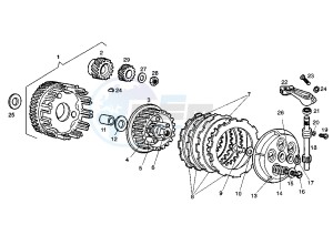 SENDA R RACER - 50 cc drawing CLUTCH