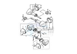 YZF R1 1000 drawing FLASHER LIGHT