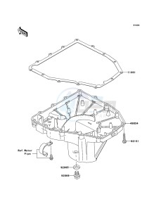 NINJA ZX-6RR ZX600-N1H FR GB XX (EU ME A(FRICA) drawing Oil Pan