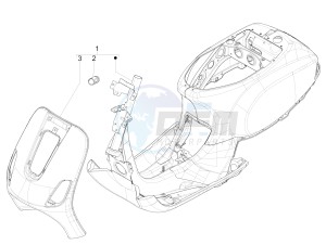 LXV 125 4T 3V E3 (APAC) drawing Frame/bodywork