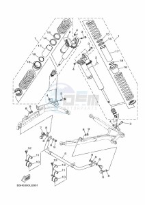 YXZ1000ETS YXZ10YESKL (B5H6) drawing REAR SUSPENSION