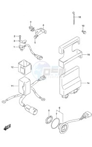 DF 70A drawing PTT Switch/Engine Control Unit