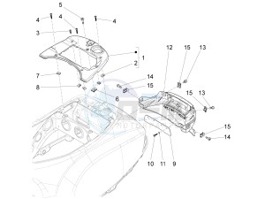 LX 125 4T 3V ie Taiwan drawing Rear cover - Splash guard