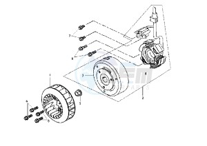 DD EU2 - 50 cc drawing FLYWHEEL MAGNETO